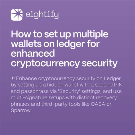 multiple hardware wallets|multiple wallets on ledger.